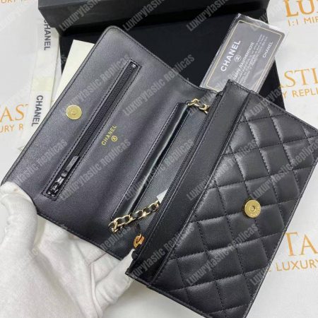 Chanel Wallet On Chain Lambskin - Image 14