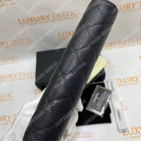 Chanel Classic Long Flap Wallet Black - Image 12