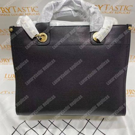 Chanel Studded Calfskin Small Deauville Tote Bag Gold-Tone - Image 12