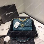 Chanel 19 Large Flap Bag Turquoise