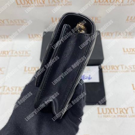 Chanel Wallet On Chain – WOC Chevron Lambskin Gold-Toned Metal Black - Image 13