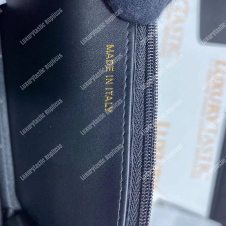 Chanel Wallet On Chain – WOC Chevron Lambskin Gold-Toned Metal Black - Image 21