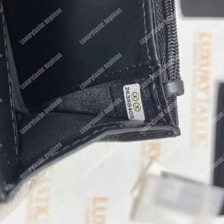 Chanel Wallet On Chain – WOC Chevron Lambskin Gold-Toned Metal Black - Image 22