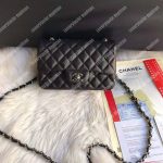 Chanel Mini Flap Bag Black Lambskin