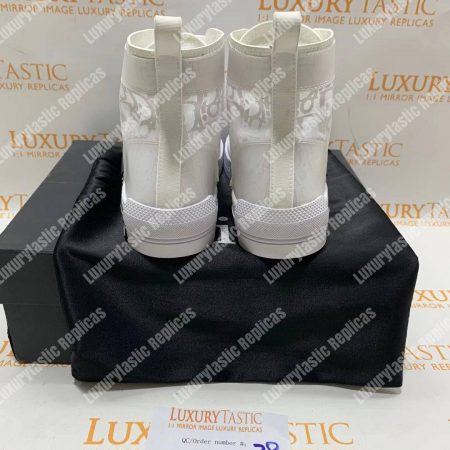Dior “B23” High-Top Graded Dior Oblique Sneaker - Image 12