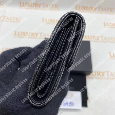 Chanel Boy Small Flap Wallet Black - Image 9