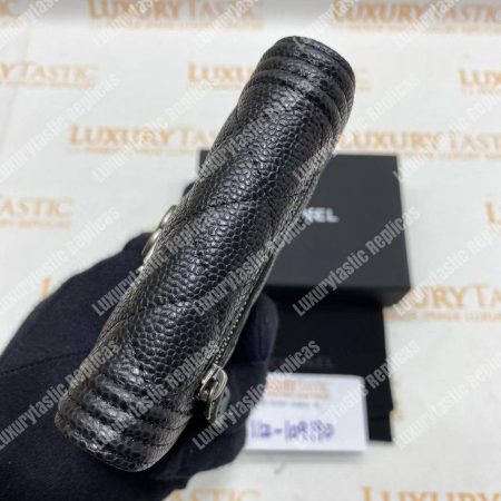 Chanel Boy Small Flap Wallet Black - Image 10