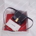 Celine Teen Classic Bag In Box Calfskin Black