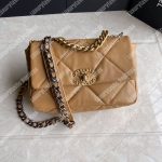 Chanel 19 Flap Bag Dark Beige