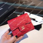 Chanel Classic Small Flap Wallet Red