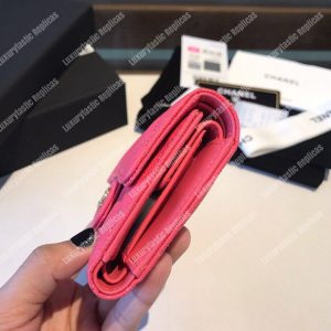 Chanel Classic Small Flap Wallet Pink - Image 3