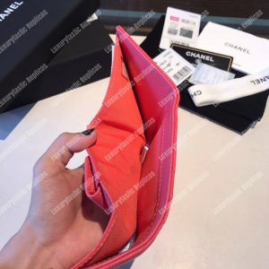 Chanel Classic Small Flap Wallet Pink - Image 9