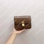 Celine Teen Classic Bag In Box Calfskin Brown