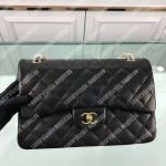 Chanel Classic Jumbo Double Flap Bag Black Gold Hardware