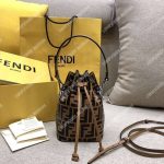 Fendi Mon Tresor Brown Mini Bag