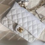 Chanel Mini Classic Rectangle Flap Bag White