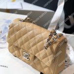 Chanel Mini Classic Rectangle Flap Bag Beige