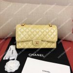Chanel Medium Classic Flap Bag Iridescent Yellow