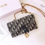 Dior Oblique Saddle Wallet