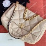 Chanel 19 Maxi Flap Bag Beige
