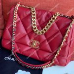 Chanel 19 Maxi Flap Bag Red