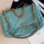 Chanel 19 Maxi Flap Bag Sky Blue
