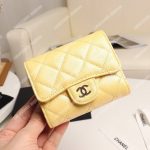Chanel Classic Small Flap Wallet Yellow