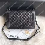 Chanel Boy Large Handbag Black