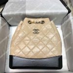 Chanel 2017 Gabrielle Backpack Beige