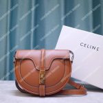 Celine Small Besace 16 Bag In Natural Calfskin Tan