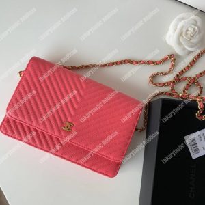 Chanel Wallet On Chain Pink - Image 5