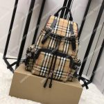 Burberry The Medium Rucksack in Vintage Check Nylon