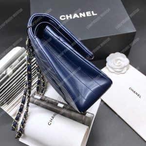 Chanel Classic Medium Handbag Blue - Image 6