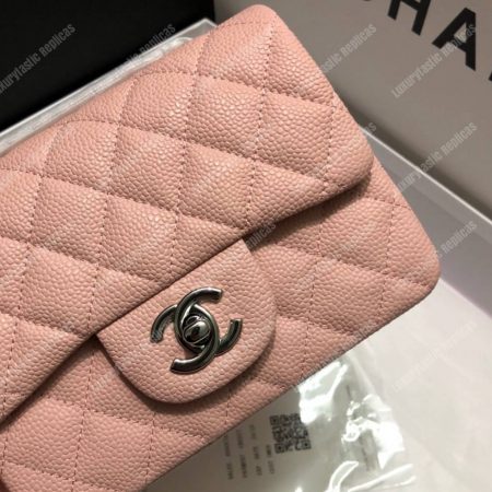 Chanel Mini Flap Bag Pink - Image 6