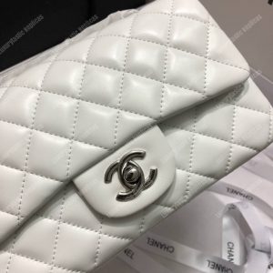 Chanel Mini Flap Bag White - Image 6