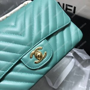 Chanel Mini Flap Bag Light Blue - Image 5