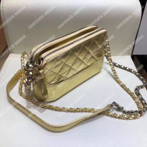 Chanel Clutch With Chain Diamond Metallic - Image 8
