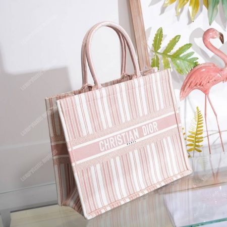 Dior Book Tote Bag Marbella Exclusive Pink - Image 3