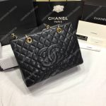 Chanel Large Shopping Tote Black
