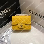 Chanel Mini Flap Bag Yellow