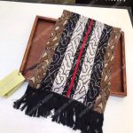 Burberry Monogram Stripe Cashmere Scarf
