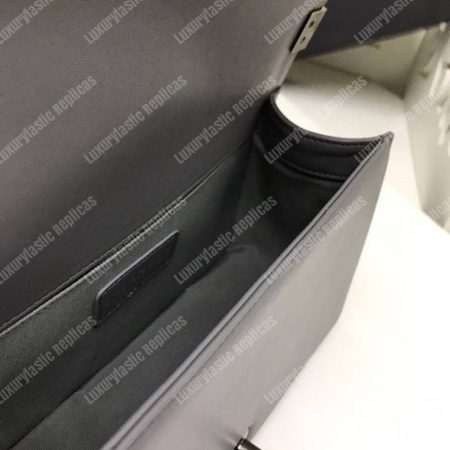 Chanel Boy Handbag Grey - Image 3