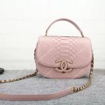 Chanel Medium Flap Bag With Top Handle Light Pink