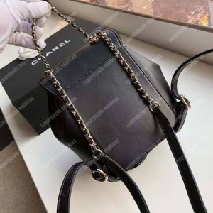 Chanel Lambskin Gold-Tone Metal Backpack Black - Image 4