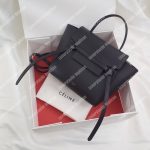 Celine Nano Belt Bag In Grained Calfskin Black