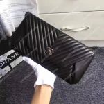 Chanel Reversed Clutch Black