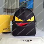 Fendi Black Roman Backpack