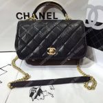 Chanel Small Flap Bag With Top Handle Black