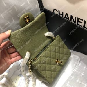 Chanel Mini Flap Bag Green - Image 3