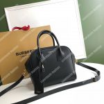 Burberry Small Leather Cube Bag Black